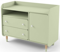 Комод з пеленальним столиком IndigoWood Bubble II Duo green
